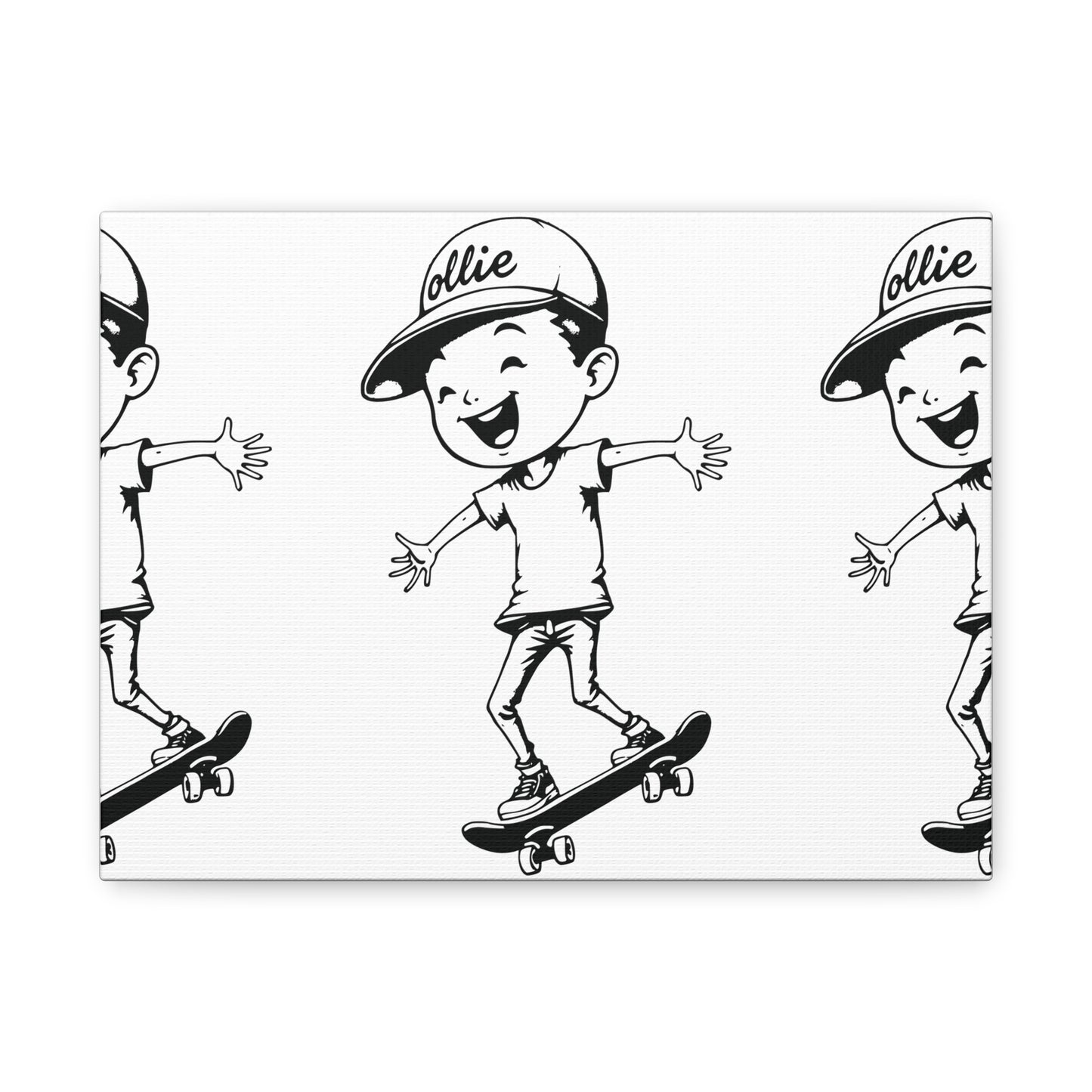 Ollie Matte Canvas, Stretched, 1.25"