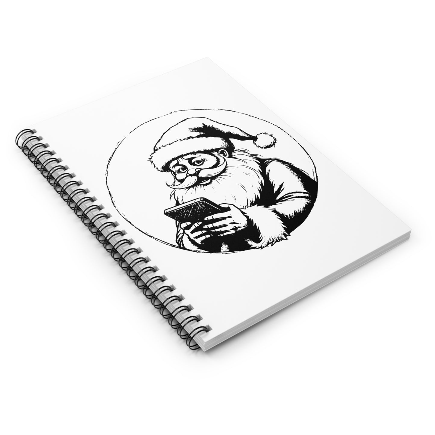 Christmas Spiral Notebook - Ruled Line