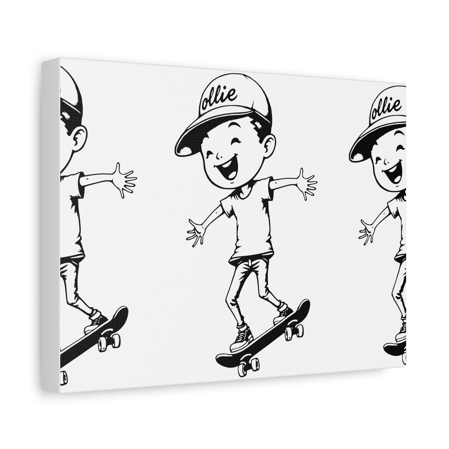 Ollie Matte Canvas, Stretched, 1.25"