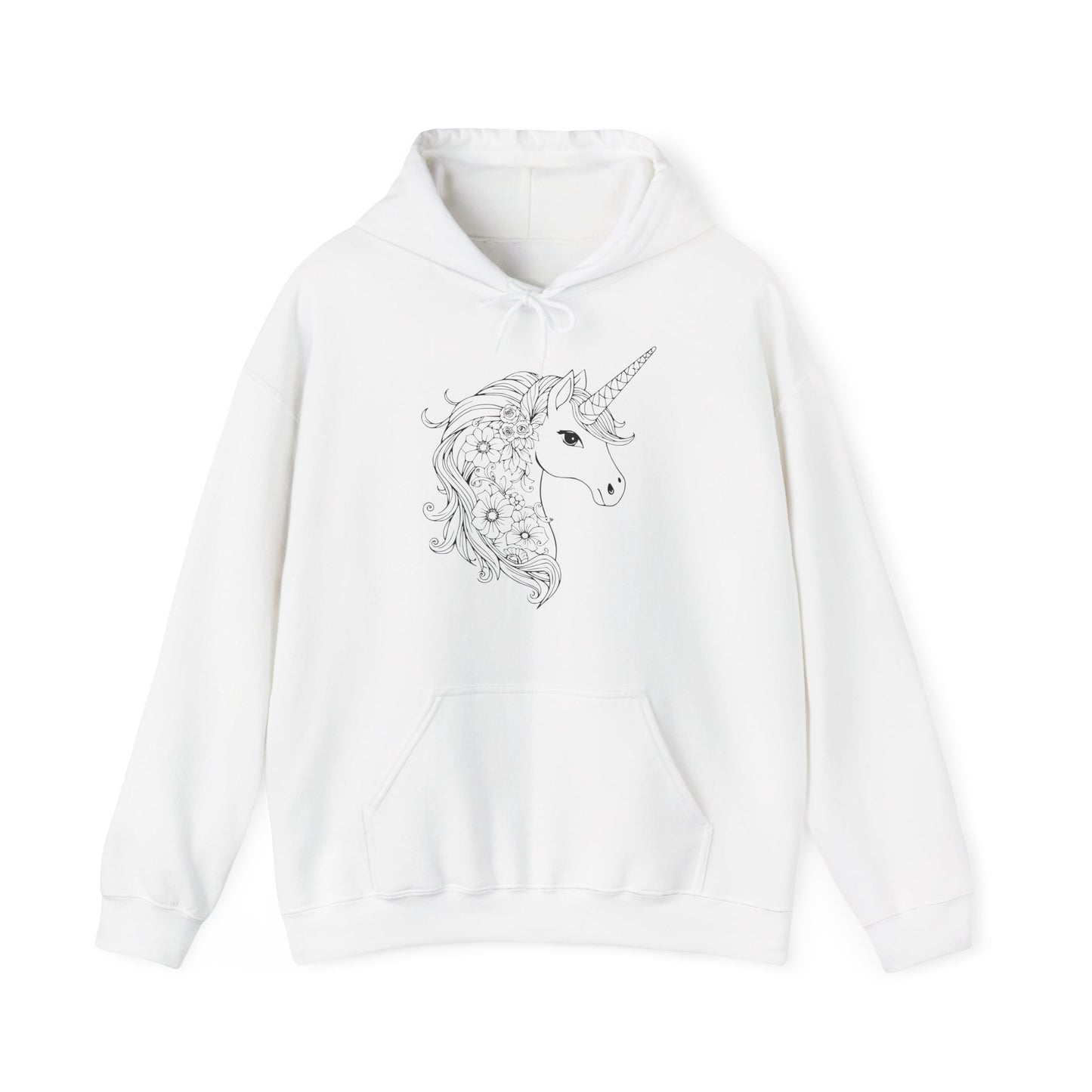 Unicorn Floral Hoodie