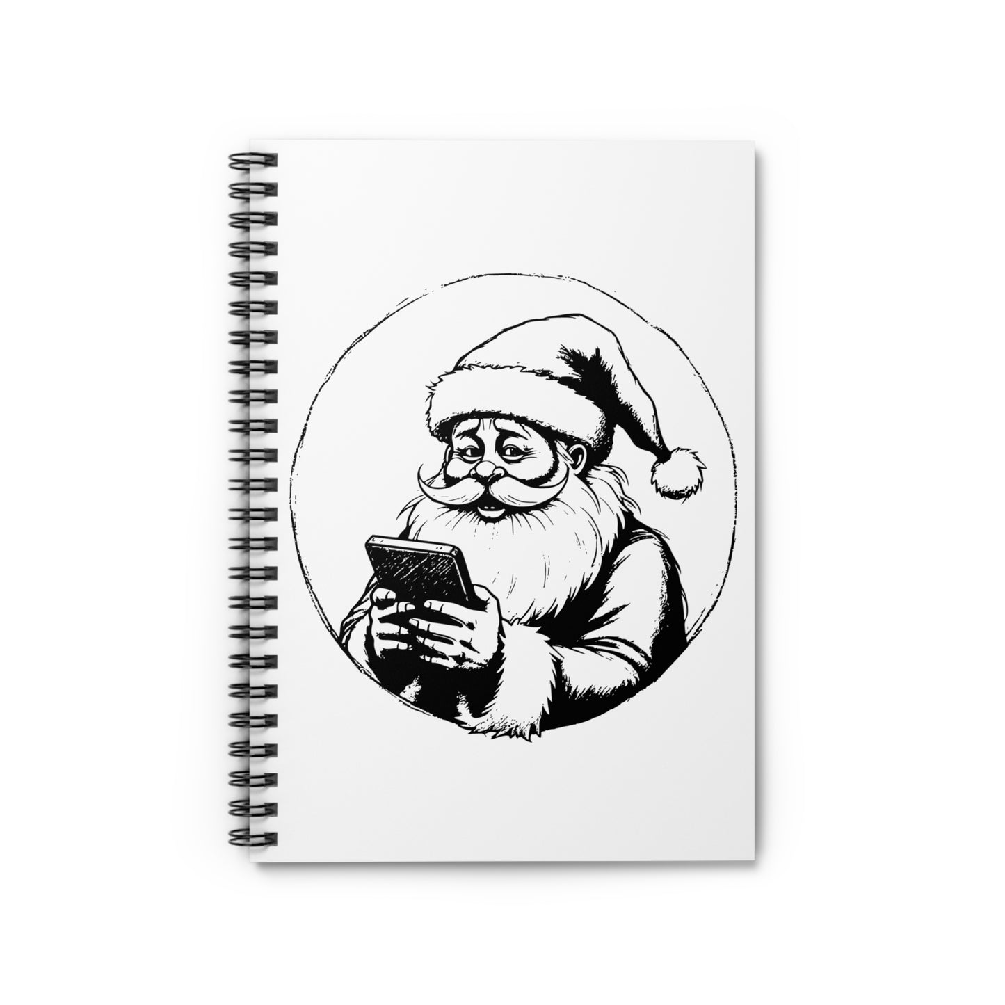 Christmas Spiral Notebook - Ruled Line