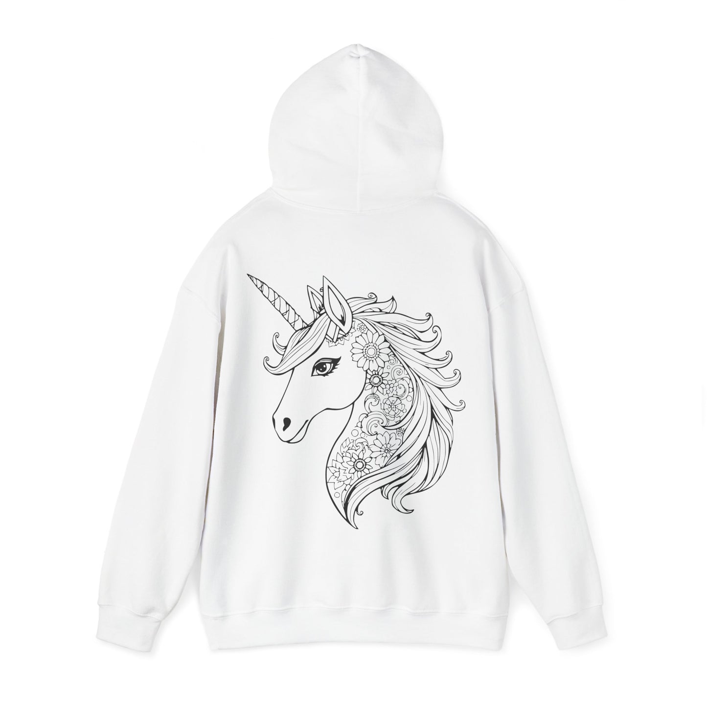 Unicorn Floral Hoodie