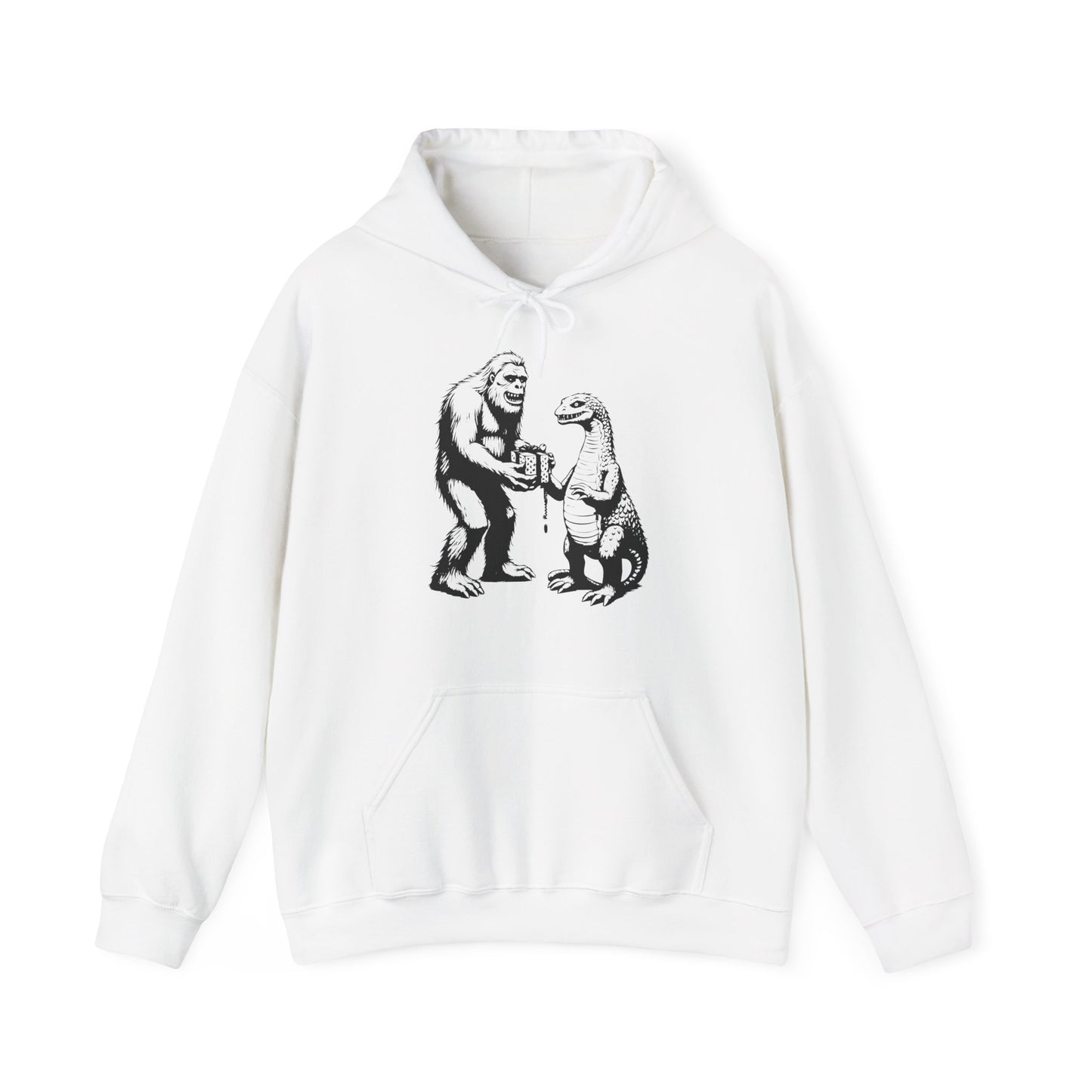 Halloween Bigfoot and the Loch Ness Monster Hoodie