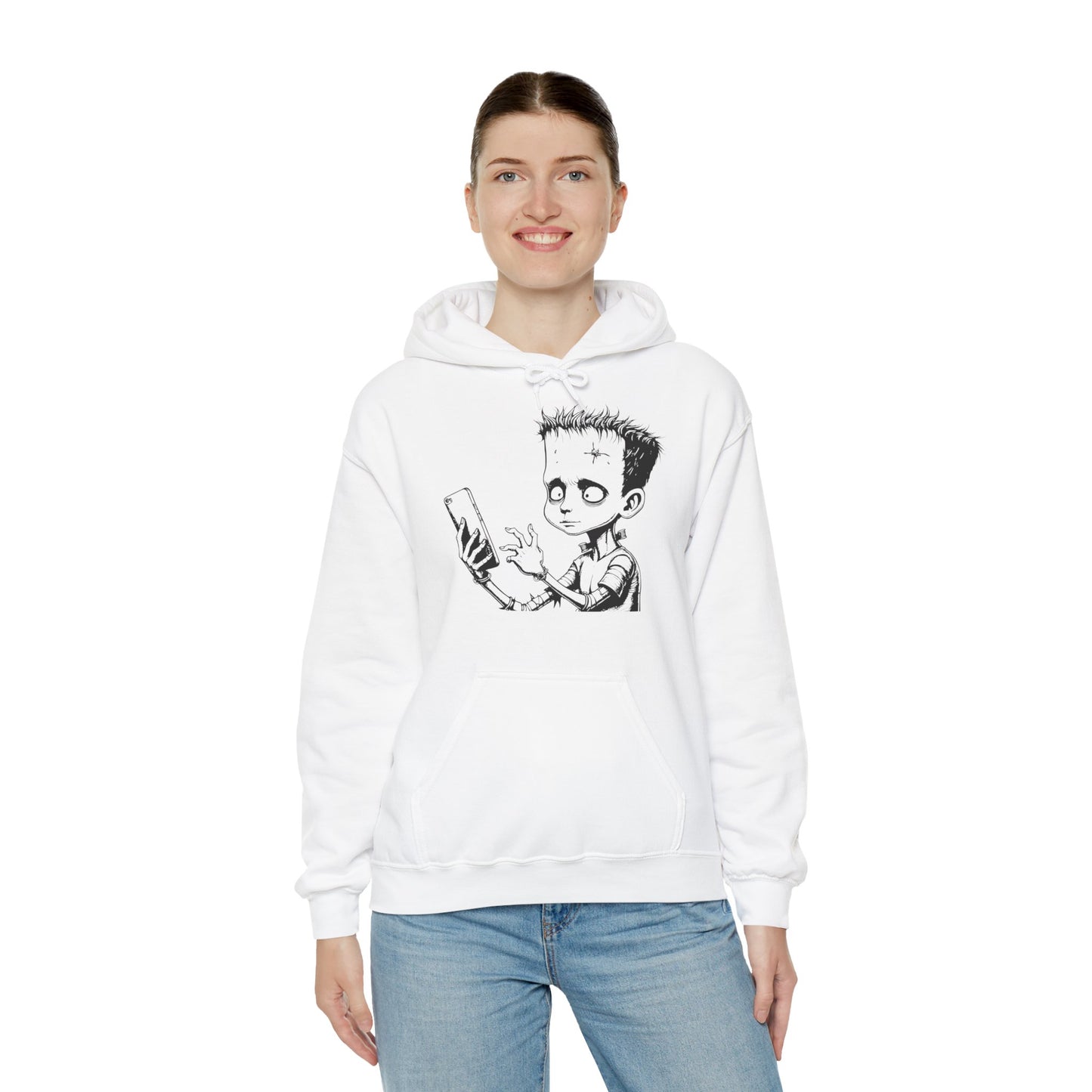 Teenager Halloween Frankenstein Hoodie