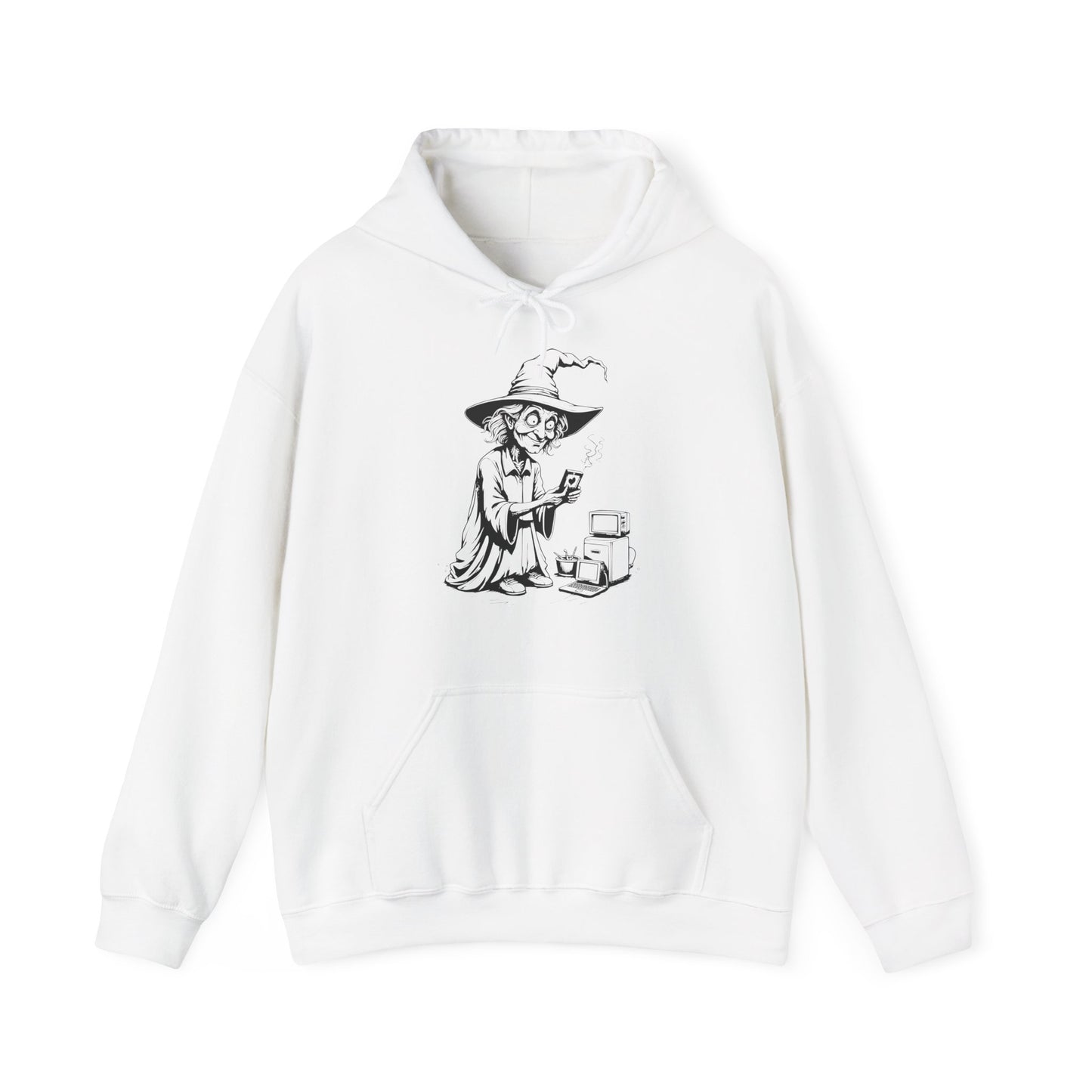 Elderly Halloween Witch Hoodie