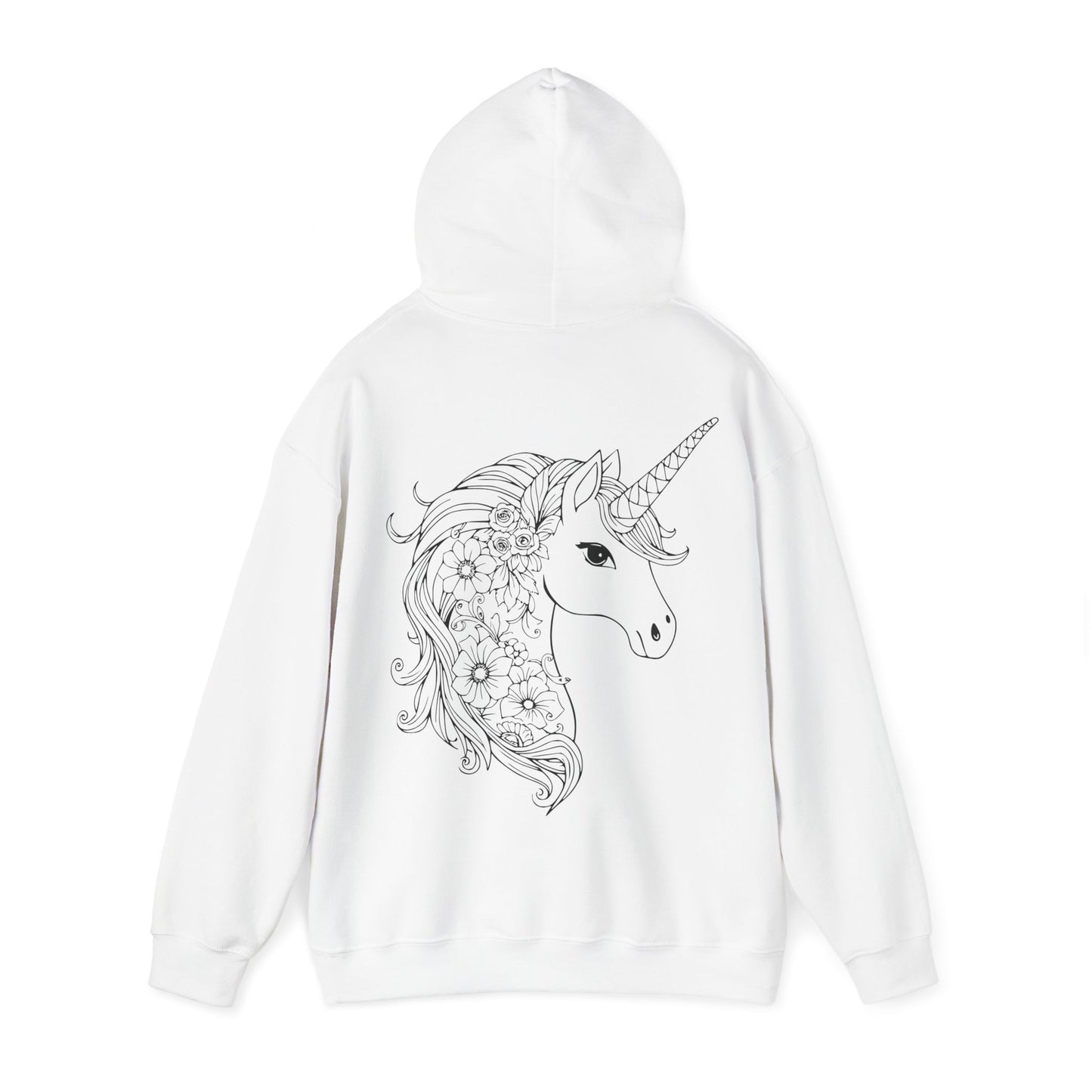 Unicorn Floral Hoodie