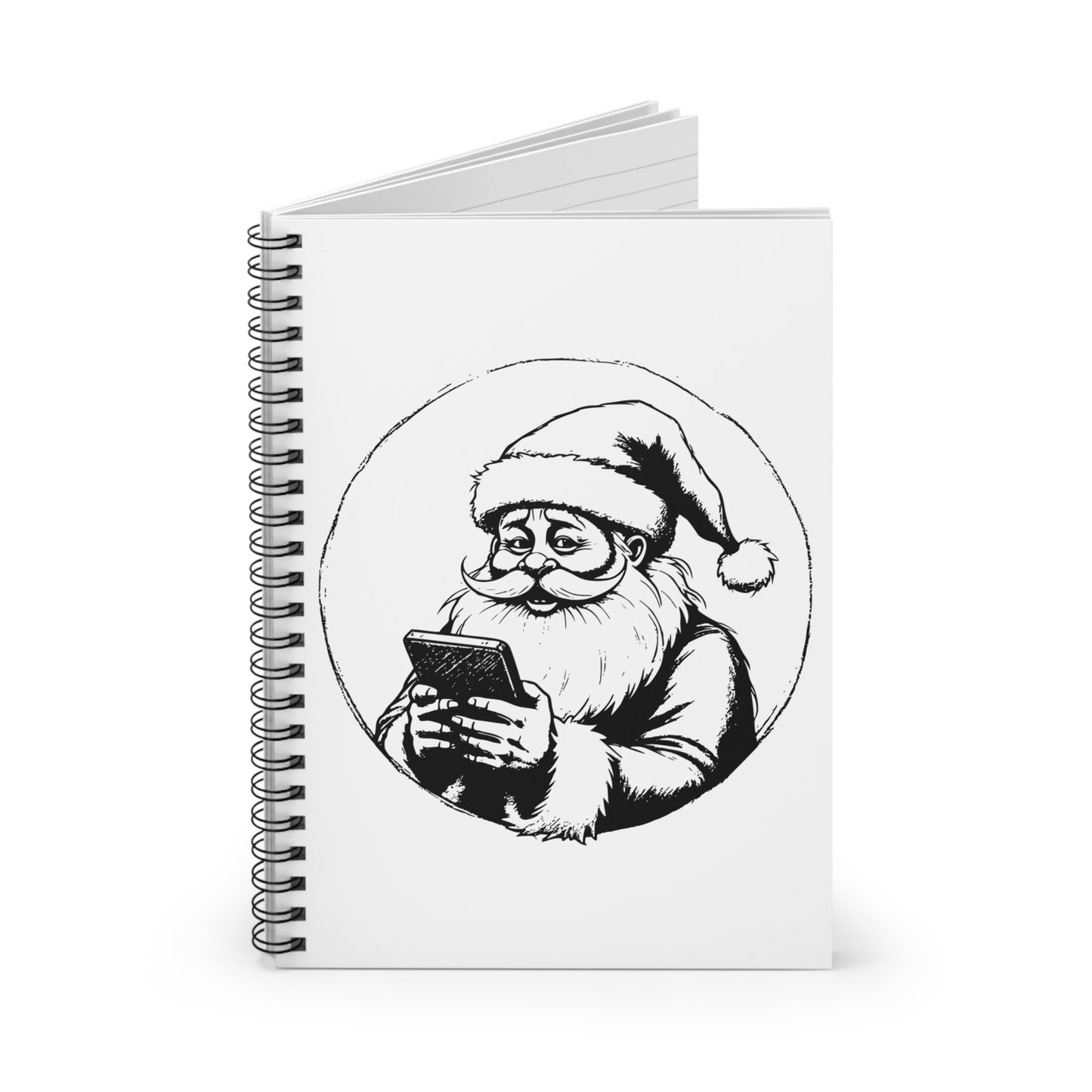 Christmas Spiral Notebook - Ruled Line