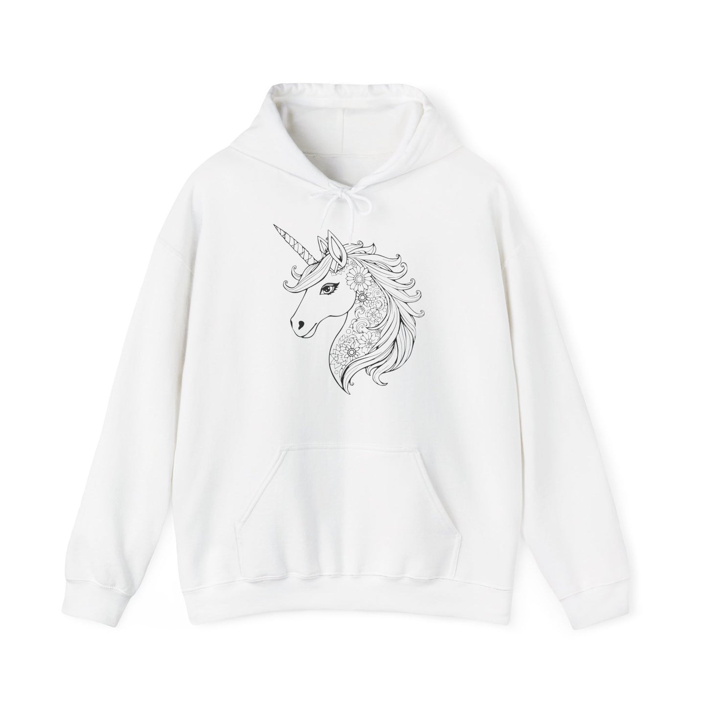 Unicorn Floral Hoodie