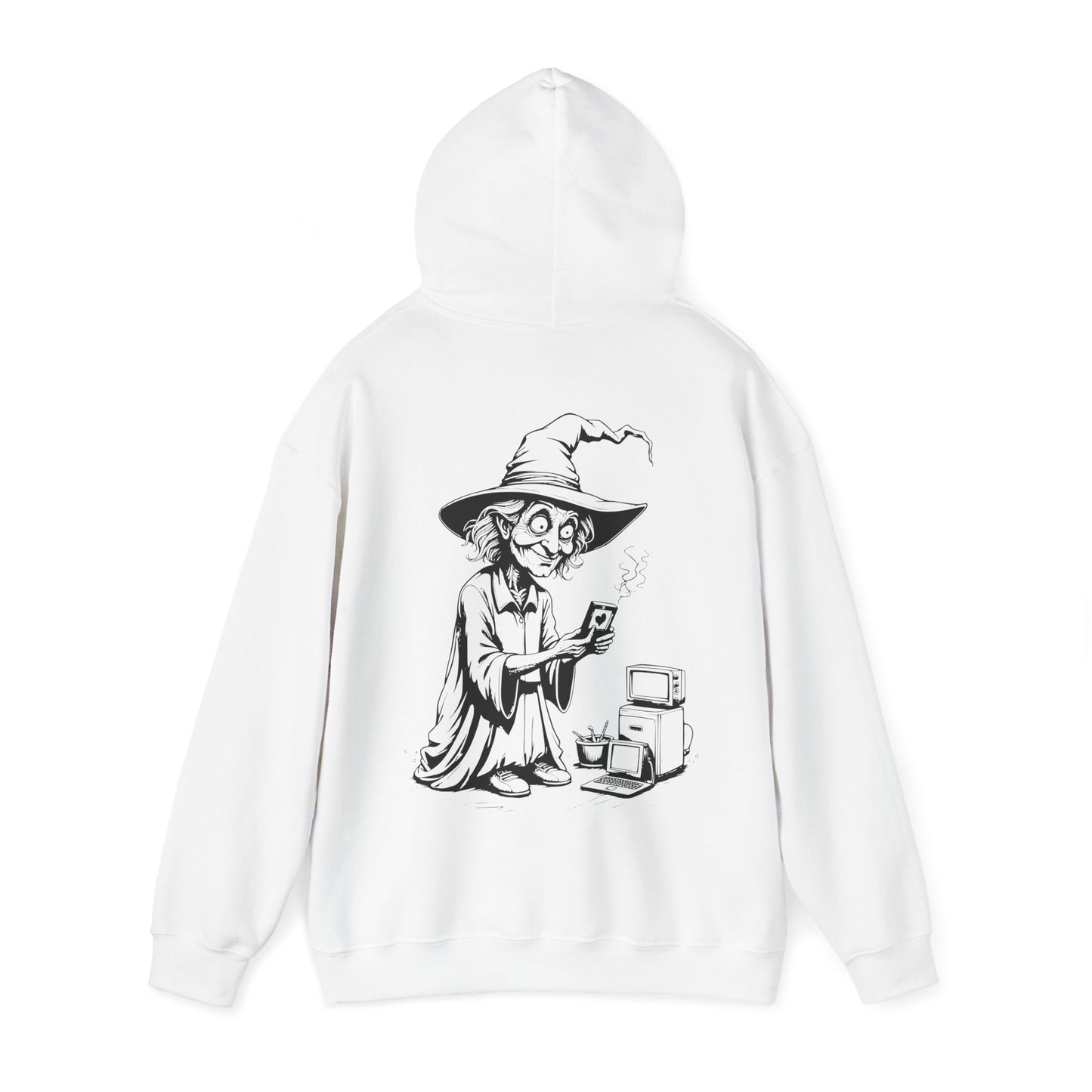 Elderly Halloween Witch Hoodie