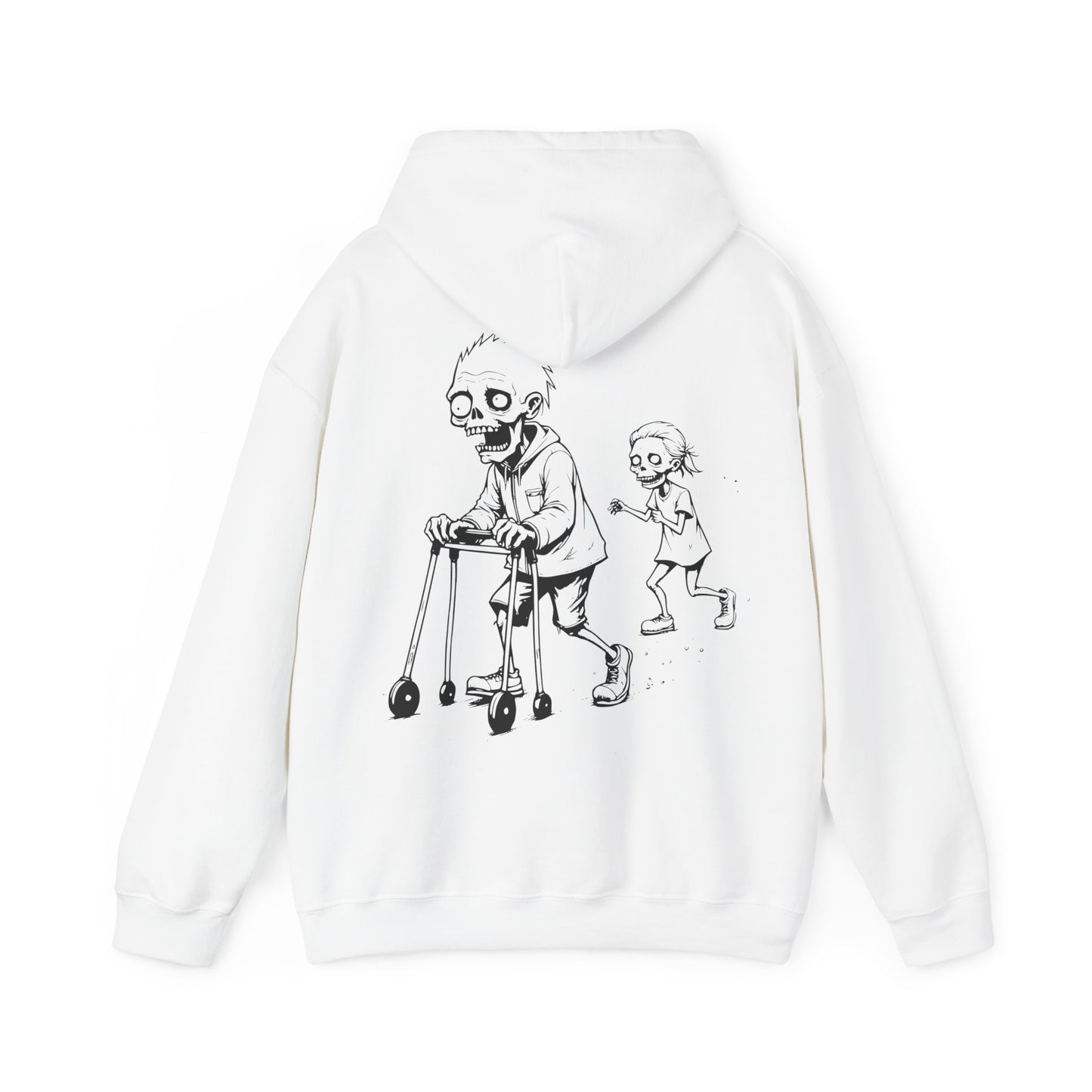 Elderly Halloween Zombie Hoodie