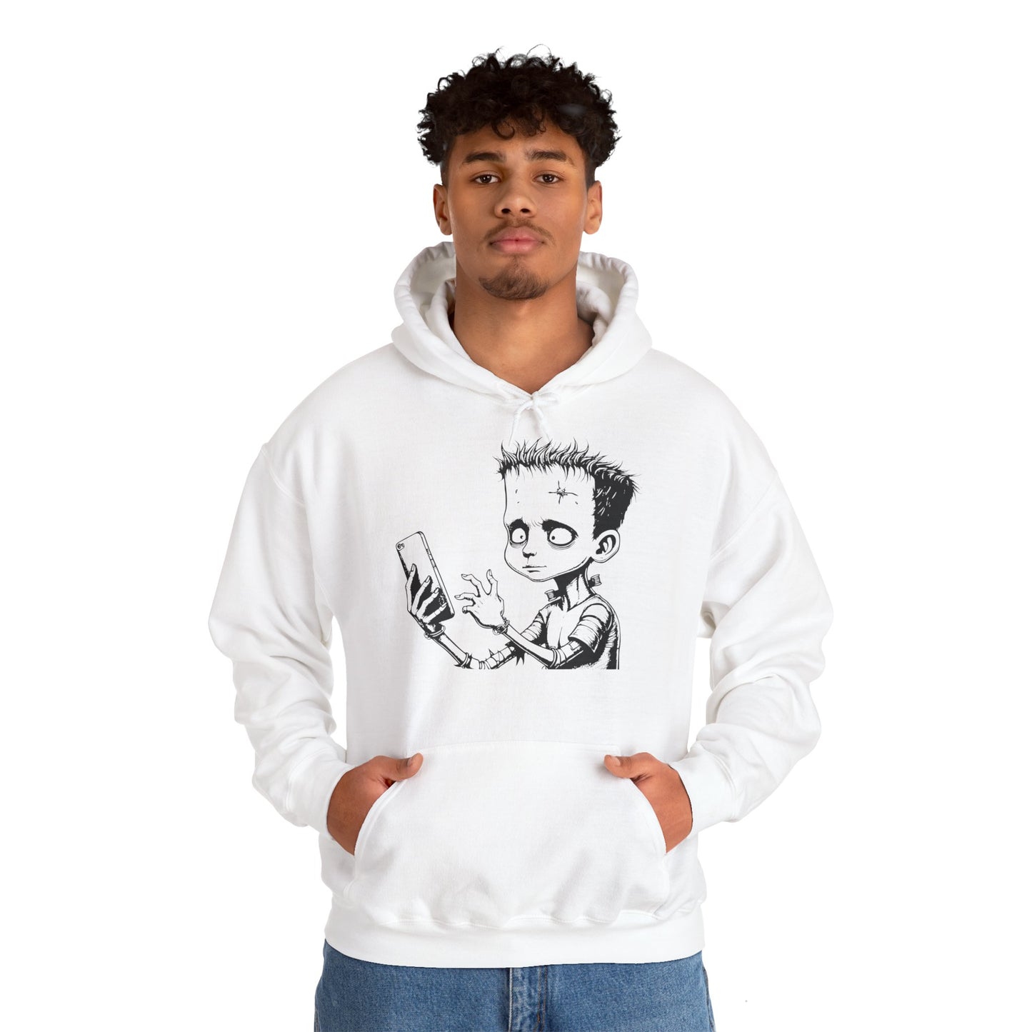 Teenager Halloween Frankenstein Hoodie