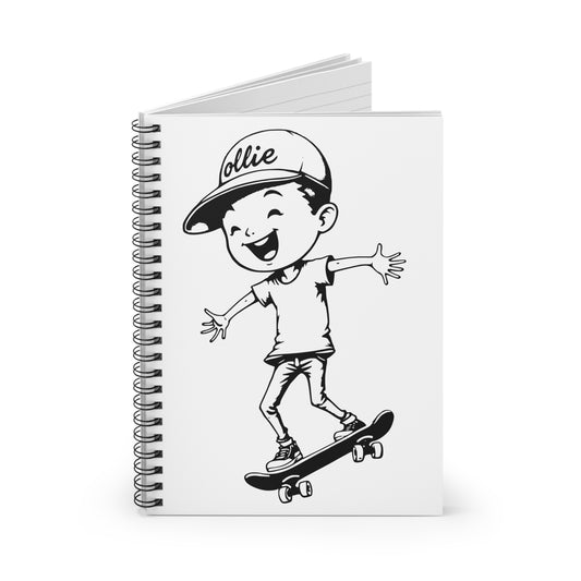 Ollie Spiral Notebook - Ruled Line