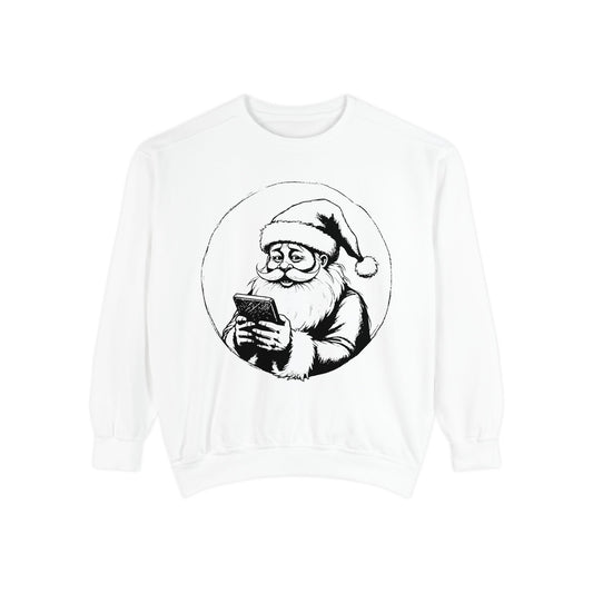 Christmas Unisex Garment-Dyed Sweatshirt