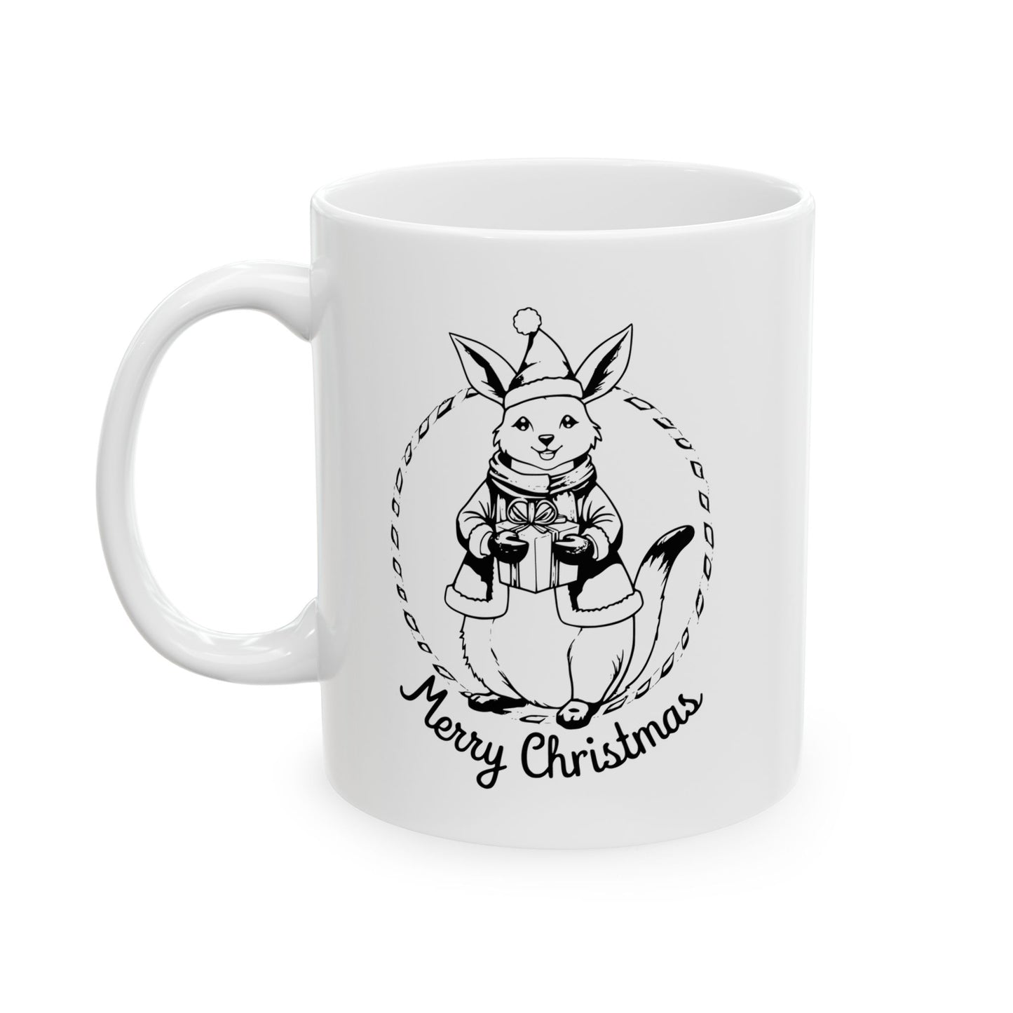 Christmas Santa's Kangaroo Mug