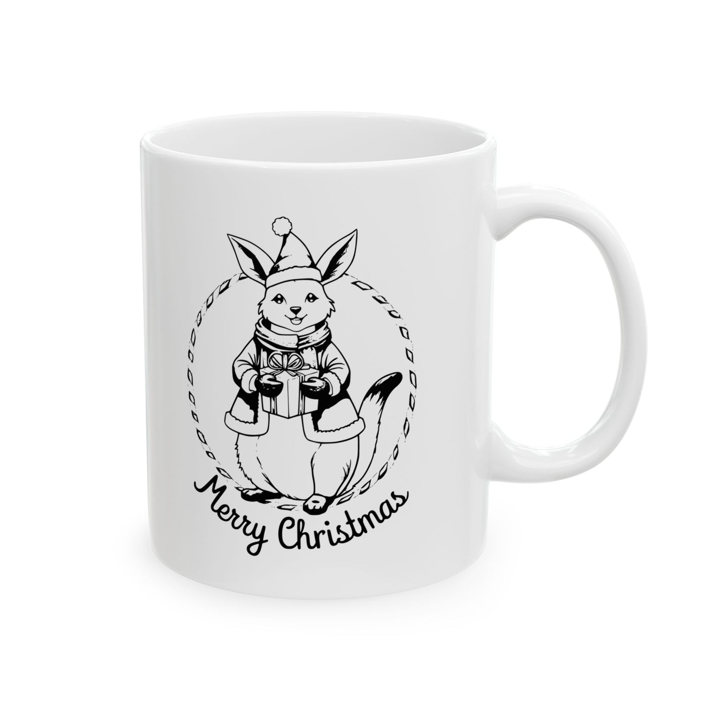 Christmas Santa's Kangaroo Mug